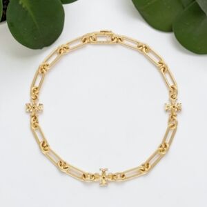 Tory Burch Gold Link Necklace